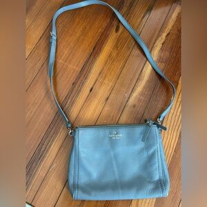 Kate Spade Blue Leather Crossbody Bag